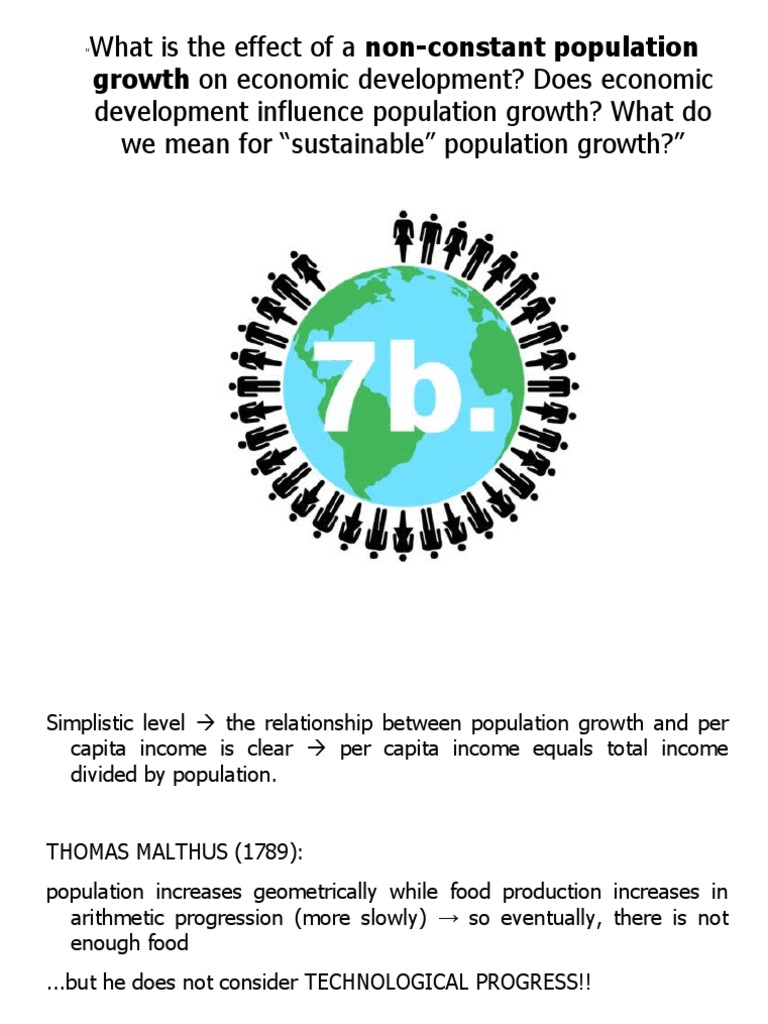 Economic Impact of Population Growth | PDF | Economic Growth | Labour ...