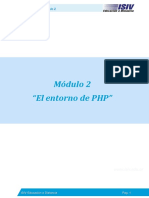 Módulo 2 - El Entorno de PHP