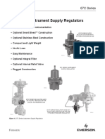67D Series Regulator Manual | PDF | Valve | Gases