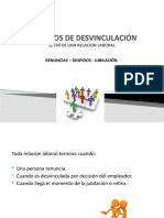 Proceso de Desvinculaciã"n