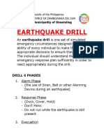 Earthquake Drill 6 Phases