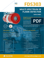 3303.0002 Micropack FDS303 Multi Spectrum IR Flame Detector - Datasheet Rev 1.4