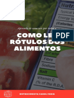 Rótulos Dos Alimentos