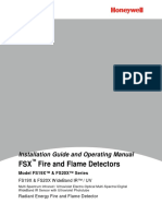 FSX Fire and Flame Detectors: Installation Guide and Operating Manual