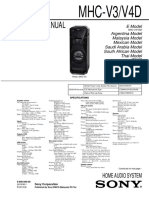 Service Manual: Home Audio System