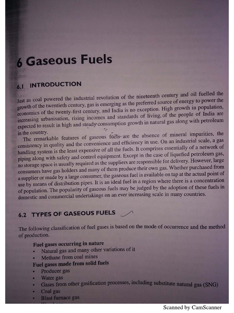 Gaseous Fuels PDF