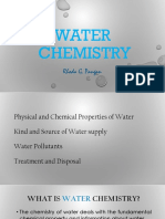 L13 - Chemistry of WATER