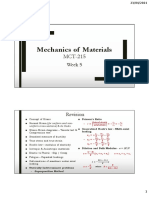 Mechanics of Materials: Week 5