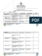 Training Activity Plan - SLAC