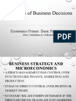 Economics of Business Decisions: Cost Functions, Revenue, and Pricing Decisions