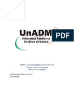 Módulo 18. Sistema Penal Acusatorio y Oral: Unidad 1. Inicio Del Proceso Penal