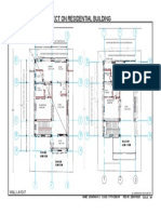 Project On Residential Building: Wall Layout