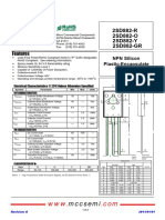 Mccsemi: 2SD882-R 2SD882-O 2SD882-Y 2SD882-GR