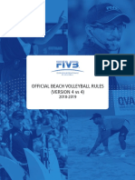 FIVB-4x4 BeachVolleyball Rules2018 2019-EN-v01