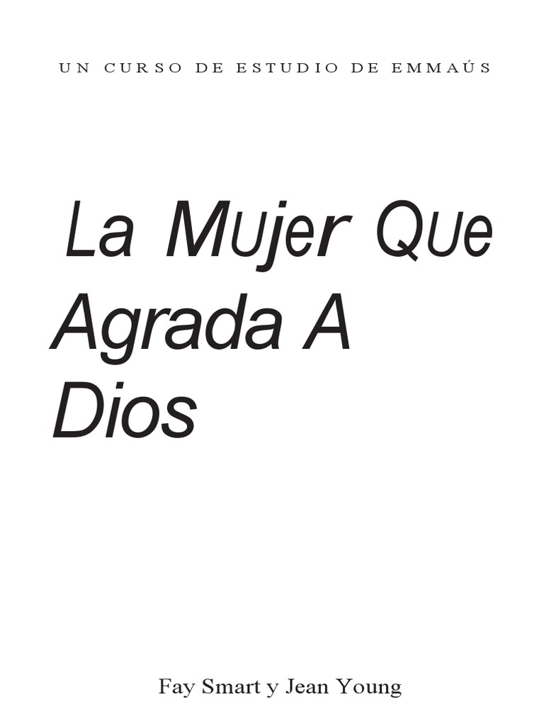 Idoc - Pub La Mujer Que Agrada A Dios PDF | PDF | Libro del Génesis | Adán