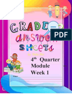 WEEK 1 4thQtr - Answer Sheets