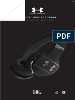 JBL UA Sport Wireless Train Core Edition QSG Multilingual