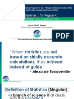 SDG Seminar 1 For Region X: 29 August 2019 N Hotel Cagayan de Oro