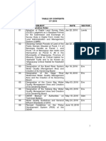 DENR 2016 Administrative Orders and Issuances Table of Contents