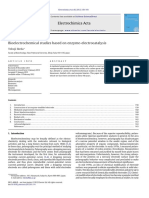 Bioelectrochemical Studies Based On Enzyme-Electrocatalysis: Electrochimica Acta