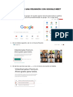 PROGRAMAR UNA REUNNIÓN CON GOOGLE MEET