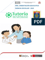 Plan de Tutoría, Orientación Educativa - 2020- f.t.a.