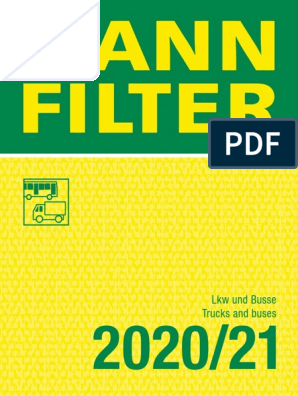 Mann Filter Catalog For Trucks and Busess, PDF, Vehicle Parts