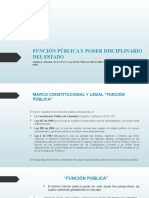 Función Pública y Poder Disciplinario Del Estado 2020