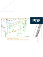 Site Area: 3000sqm Green Cover: 23-25% of Total Site Area N: Sri Yelamma Devi Temple