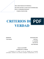 Criterios de La Verdad