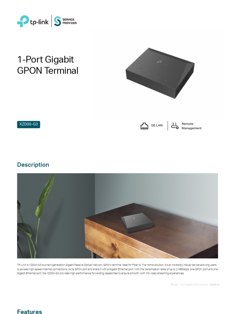 XZ000-G3 (EUSP) 1.0-Datasheet-Draft | PDF | Computer Networking ...