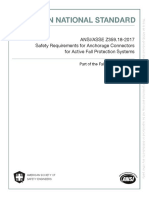 Z359!18!2017.Safety Requirements For Anchorage Connectors For Active Fall Protection Systems