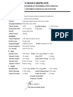 Formulir Profil Pondokdarul Buat Gontor