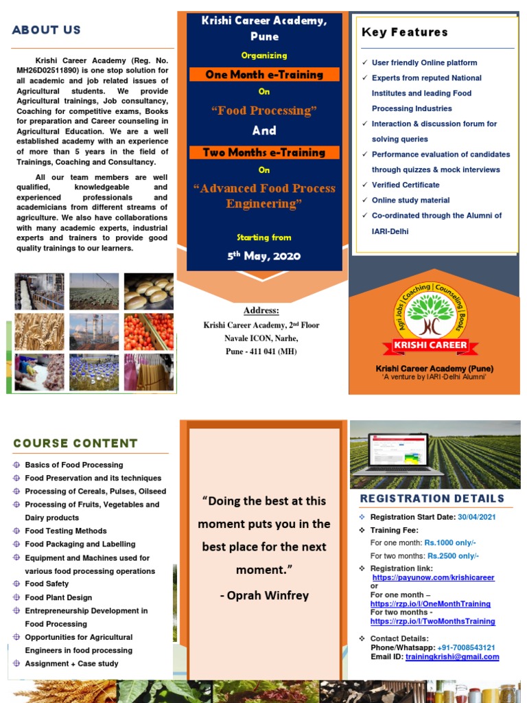 2021 - Food Training | PDF | Foods | Agriculture