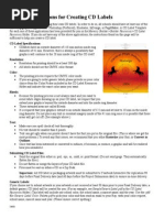 CD Booklet and Case Dimensions Guide | PDF | Page Layout | Compact Disc
