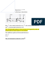 Thus, The Horizontal Reaction Force at B Is