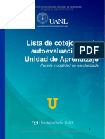 Lista de Cotejo - Evaluación UA en línea