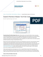 EaseUS Partition Master Full Crack 16.0 Gratis