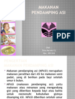 MAKANAN Pendamping Asi