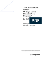 Test Information Guide: College-Level Examination Program 2015-16