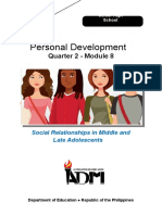 PerDev - Q2 - Module 8 - Social-Relationships-in-Middle-and-Late-Adolescents - Ver2