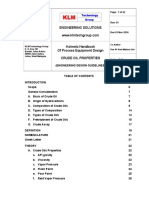 Crude Oil Properties