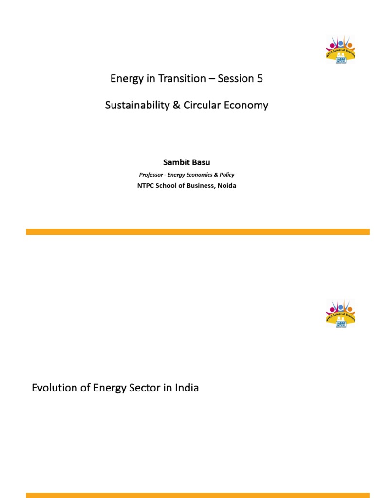 Session 5 - Sustainability and Circular Economy | PDF | Municipal Solid ...