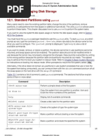 Chapter 12. Managing Disk Storage: Red Hat Enterprise Linux 4: System Administration Guide