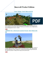 Seeds For Minecraft Pocket Edition (PE)