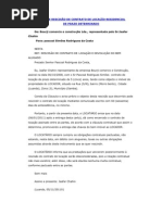 Carta de Rescisão de Contrato de Locação Residencial