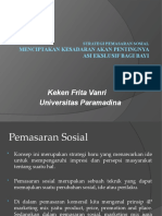 Strategi Pemasaran Sosial "Pentingnya ASI Eksklusif "