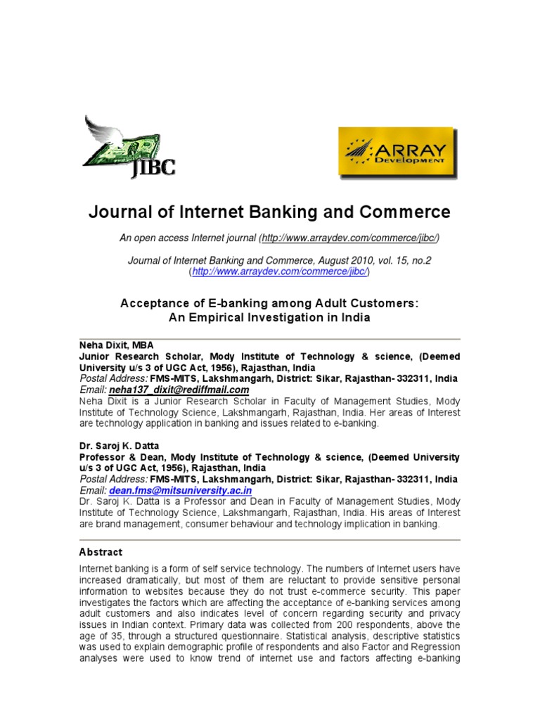 literature review on commercial banking