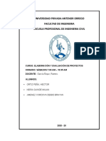 Trabajo 03 - Elaboración y Evaluacion de Proyectos - Caso Empresa Inmobiliaria