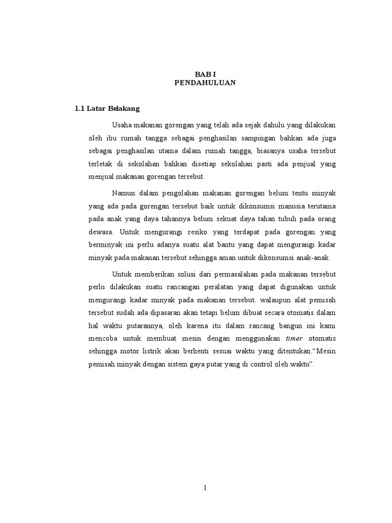 Proposal Usaha Gorengan Pdf